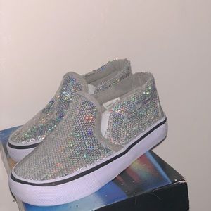 Glittery Toddler Sneakers for Girls